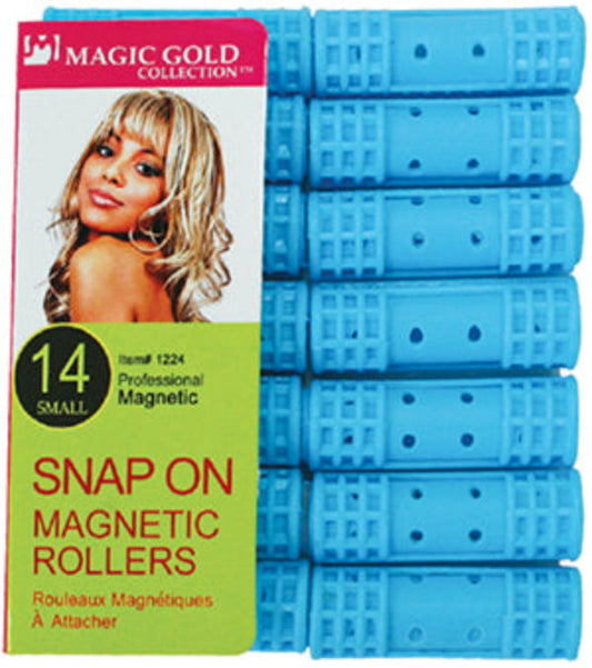Magic Gold Snap On Magnetic Rollers Small #1224