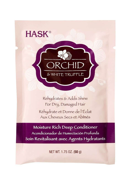 Hask Orchid & White Truffle Moisture Rich Deep Conditioner - Beautiful Black Hair