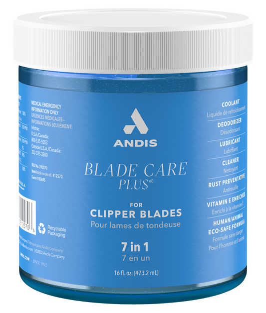 Andis Blade Care Plus For Clipper Blades 7-in1 Dip Jar