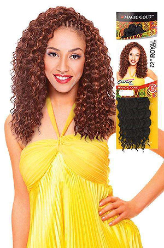 Magic Gold Royal Braid 12" - Beautiful Black Hair
