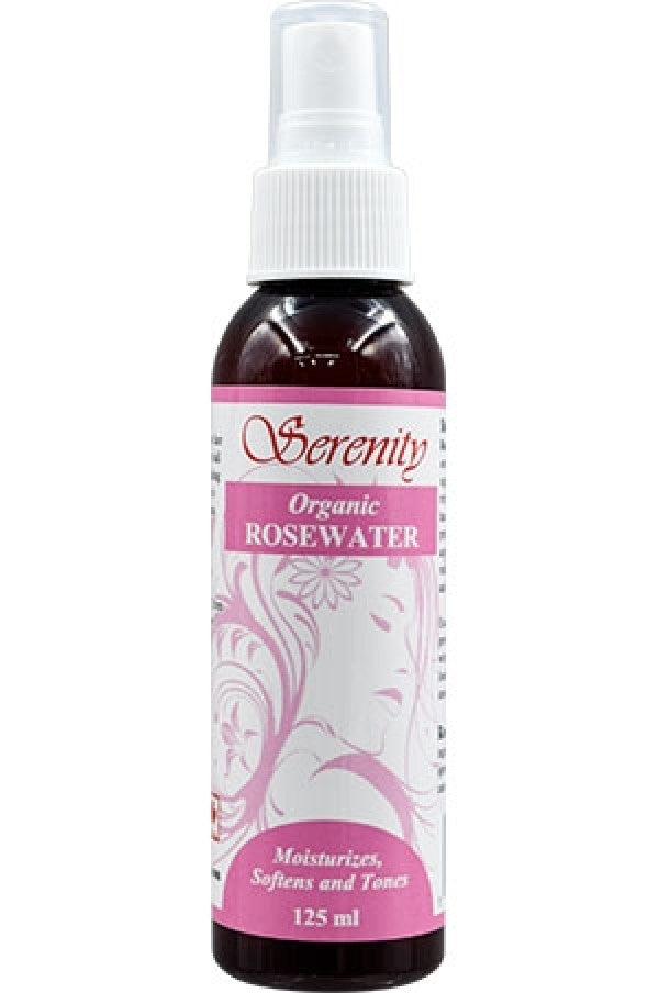 Serenity Organic Rose Water 4oz - Beautiful Black Hair