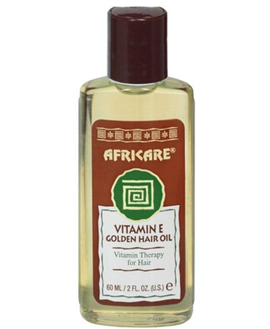 Africare Vitamin E Golden Hair Oil - Beautiful Black Hair