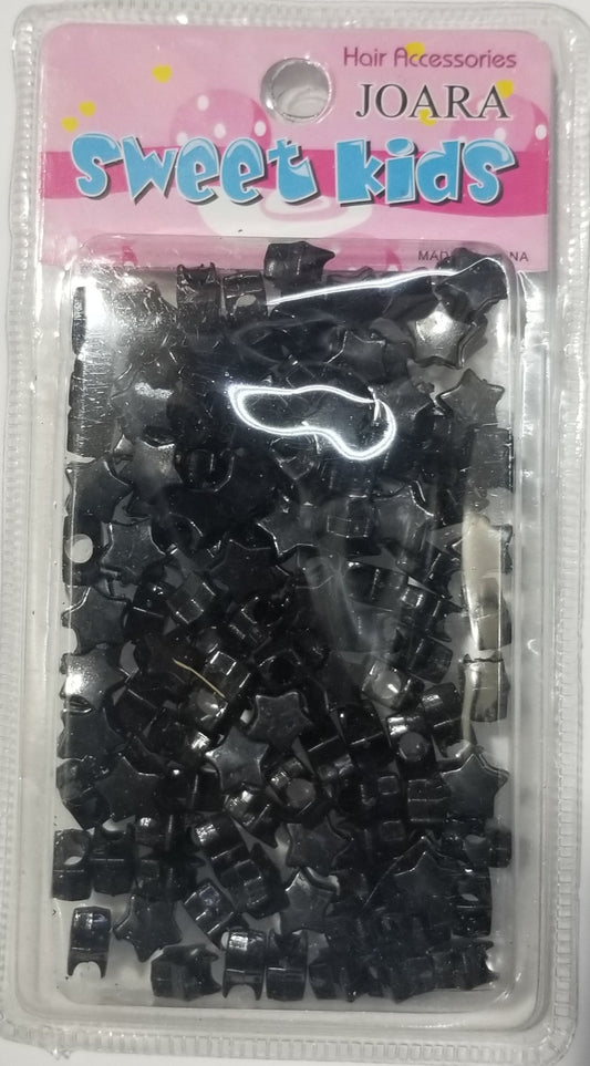 Sweet Kids Hair Beads - Star Black #1652