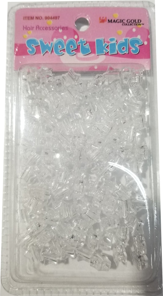 Sweet Kids Hair Beads - Star Clear #1653