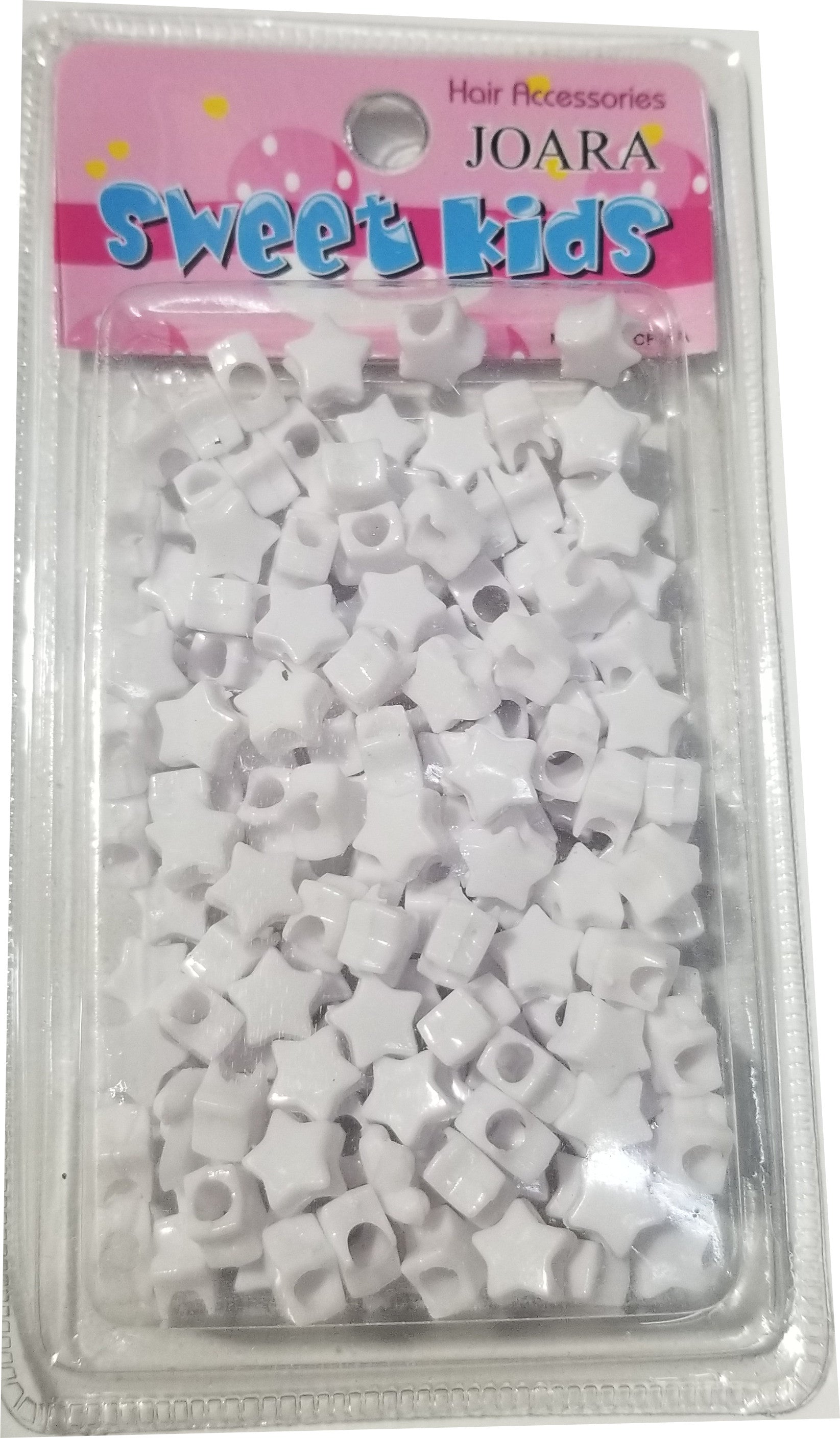 Sweet Kids Hair Beads - Star White #1654
