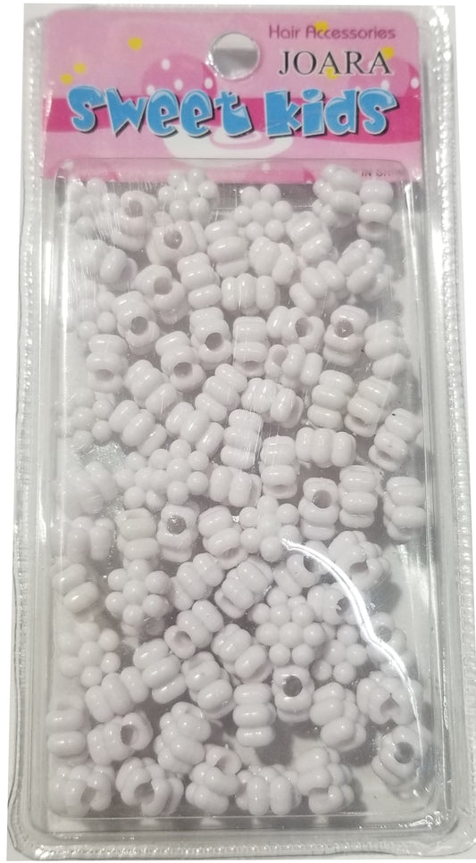 Sweet Kids Hair Beads - Small White Flowers #1662