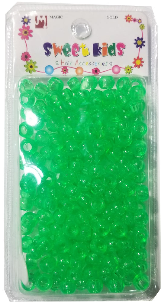 Sweet Kids Hair Beads - Crystal Green #1605