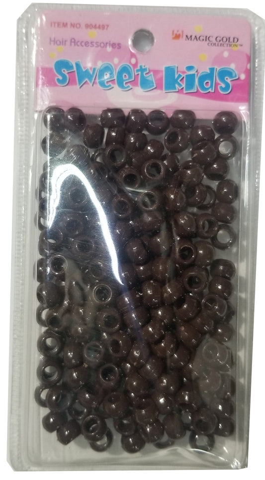 Sweet Kids Hair Beads - Dark Brown #1616