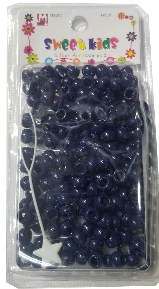 Sweet Kids Hair Beads - Navy #1621