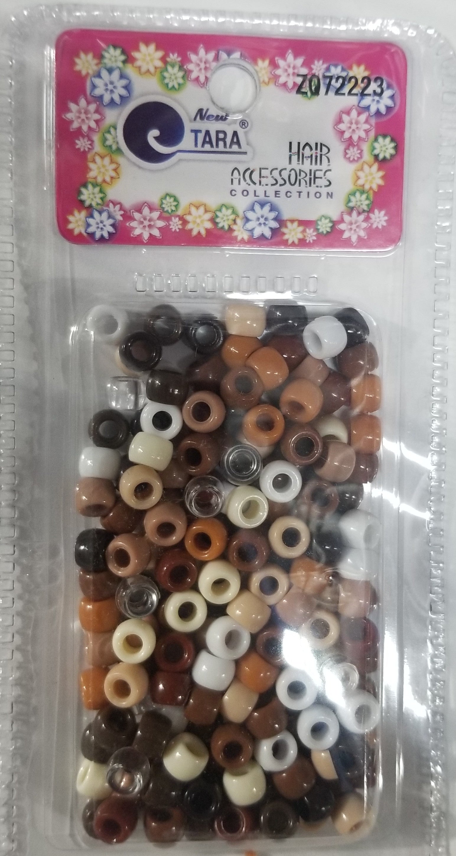 Tara Hair Beads - Brown Tone Mix #ZQ72223