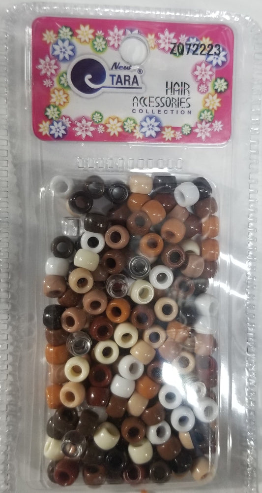 Tara Hair Beads - Brown Tone Mix #ZQ72223