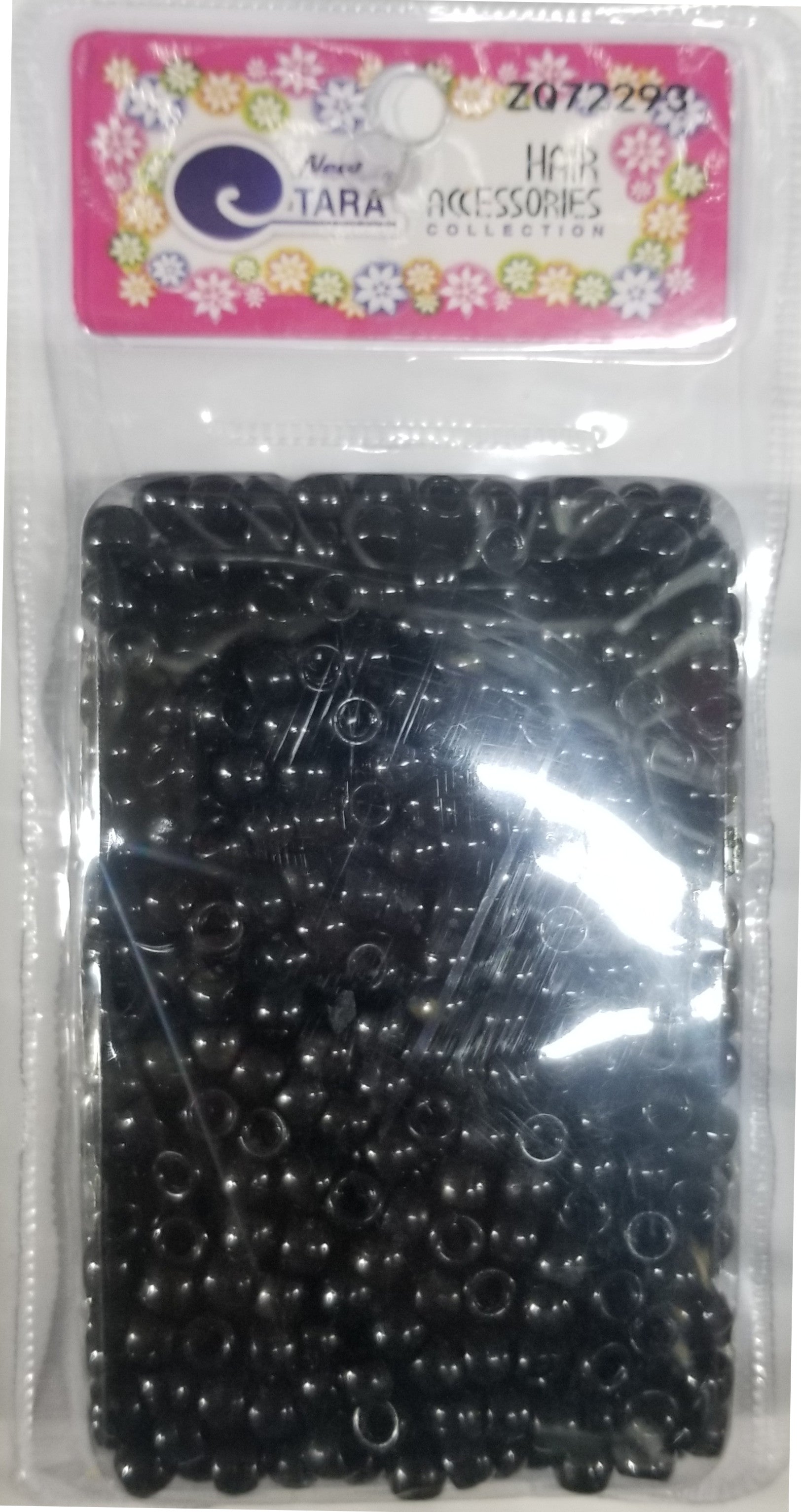 Tara Small Hair Beads - Black Jumbo Pack #ZQ72293