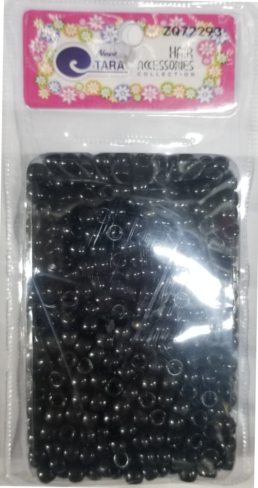 Tara Small Hair Beads - Black Jumbo Pack #ZQ72293
