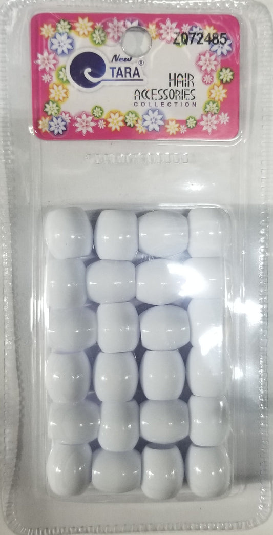 Tara Hair Beads - White #ZQ72485