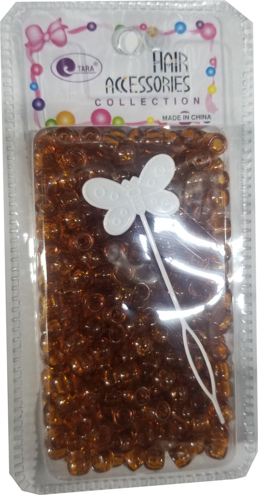 Tara Hair Beads - Crystal Brown #ZQ72528