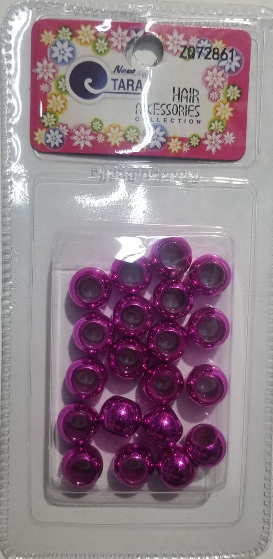 Tara Metallic Hair Beads - Purple #72861