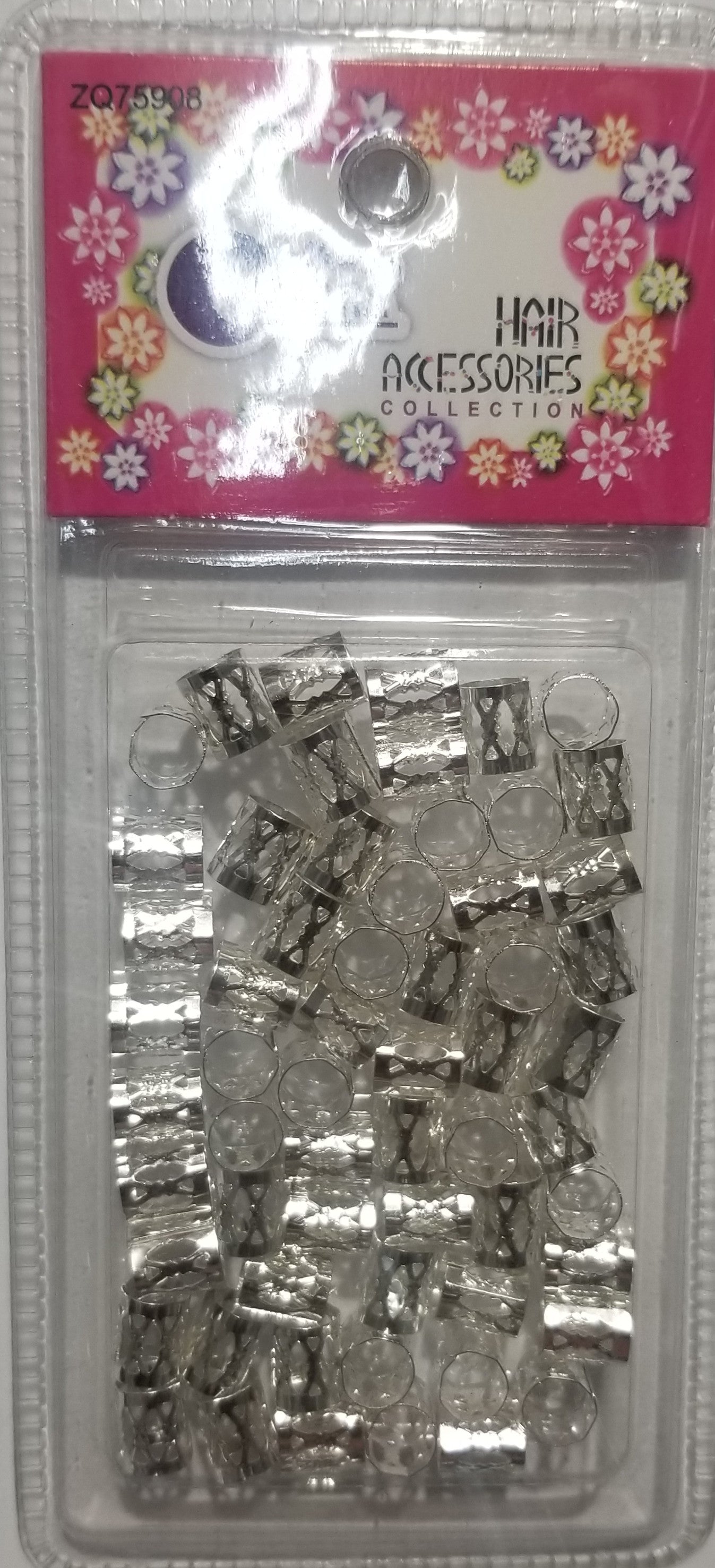 Tara Filigree Tubes -  Silver #ZQ75908