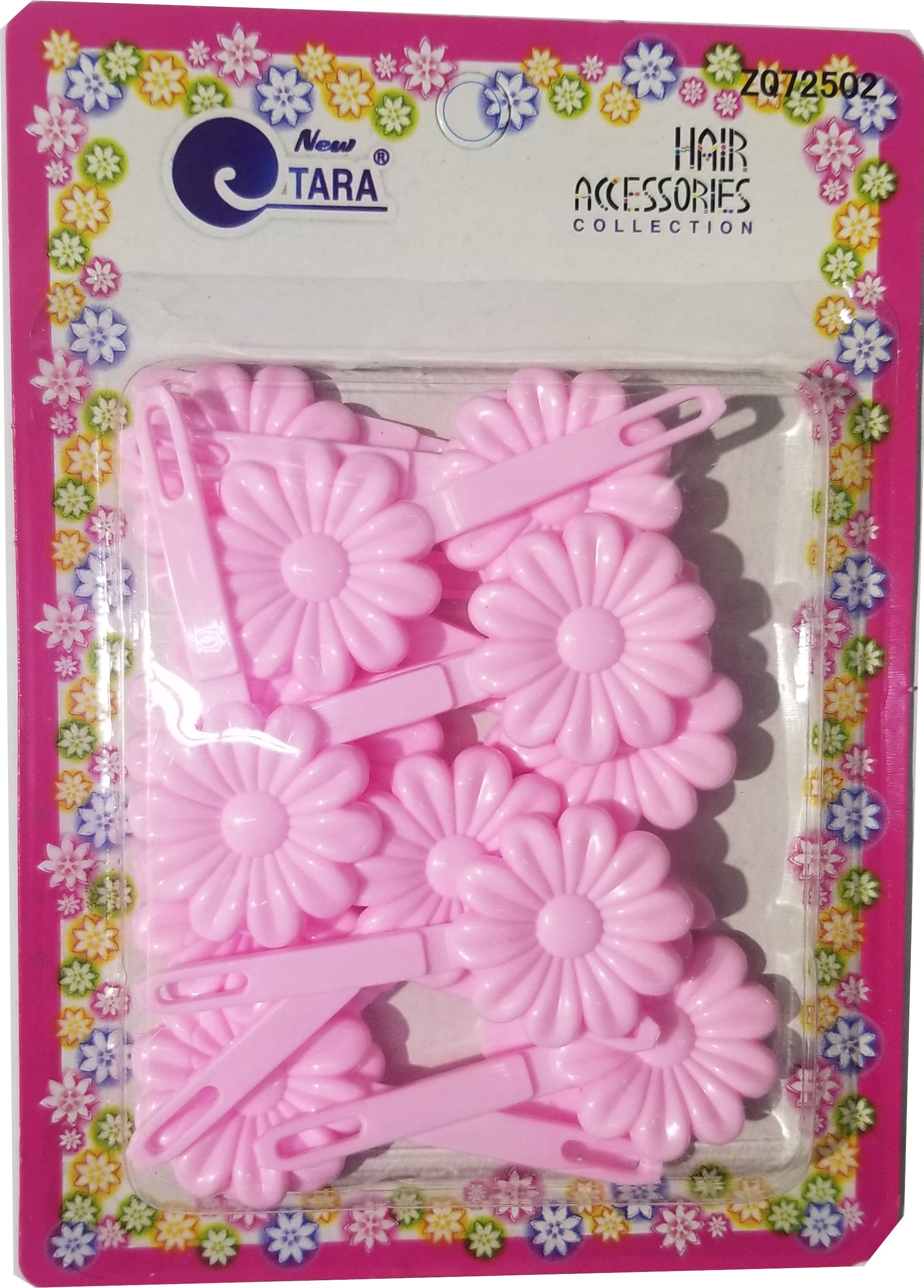 Tara Hair Barrettes - Flower Light Pink ZQ72502