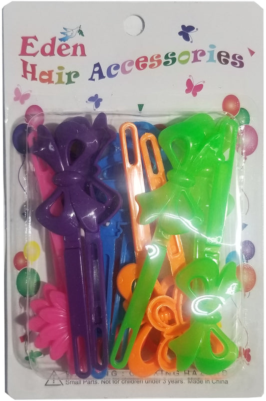 Eden Hair Barrettes - Jumbo Ribbons & Flowers Assorted JB-339