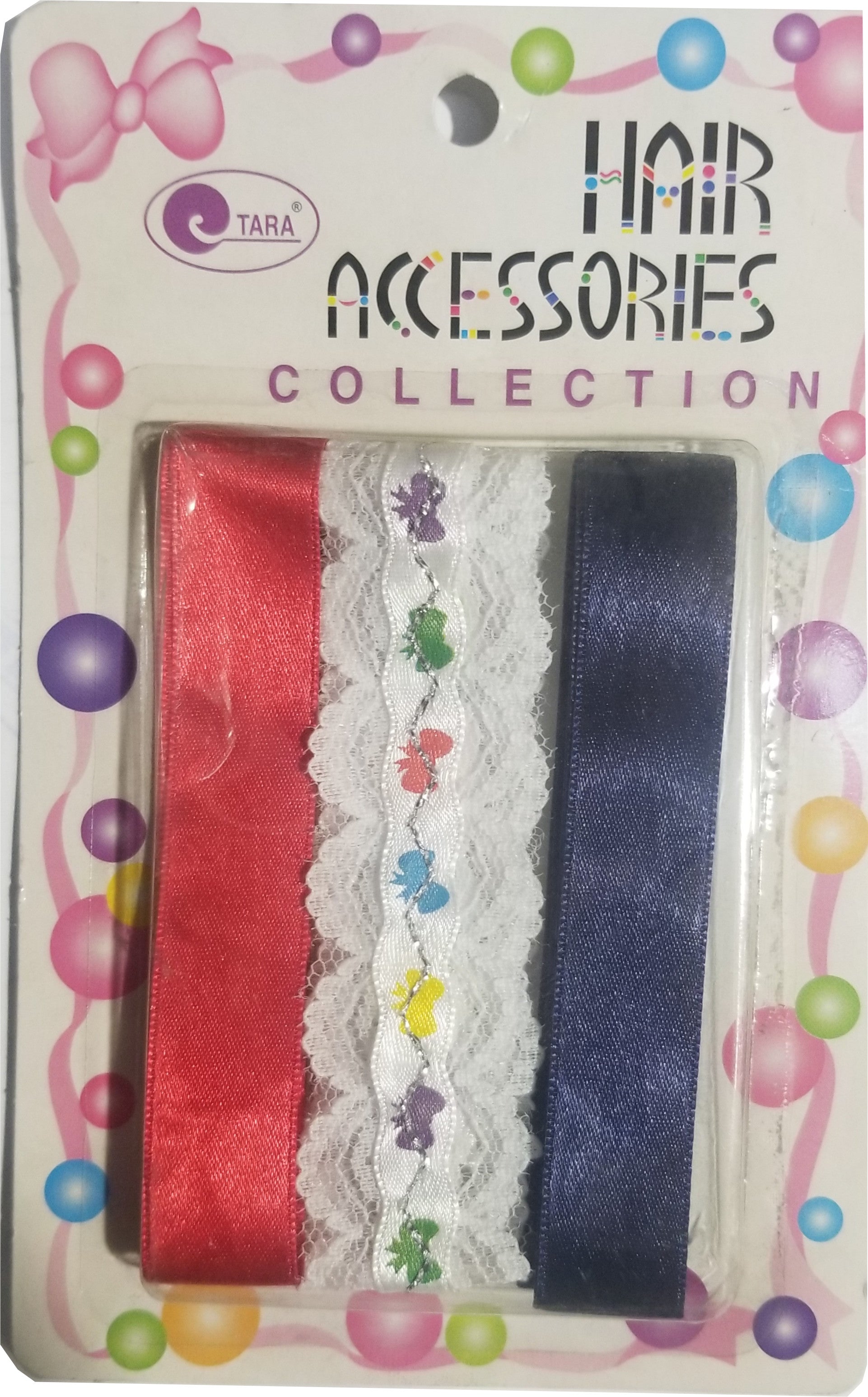 Tara Hair Ribbons - Assorted #08653