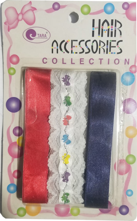 Tara Hair Ribbons - Assorted #08653