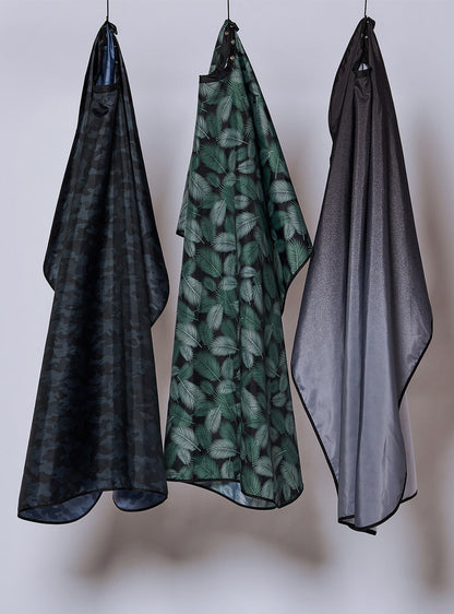 FROMM Premium Client Barber Cape - Black Camo Print