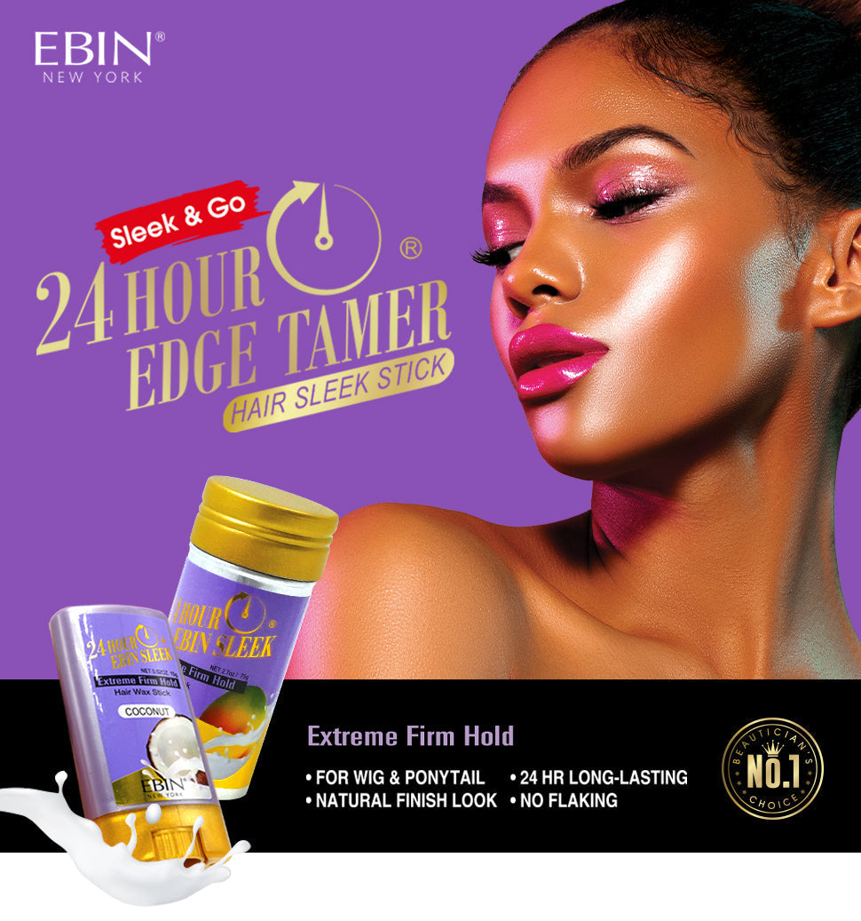 EBIN 24 Hour Edge Tamer Hair Sleek Wax Stick - Kiwi Pineapple