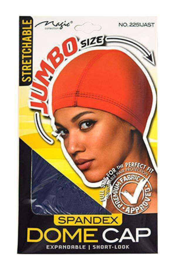 Magic Collection Spandex Dome Cap Jumbo Assorted - Beautiful Black Hair