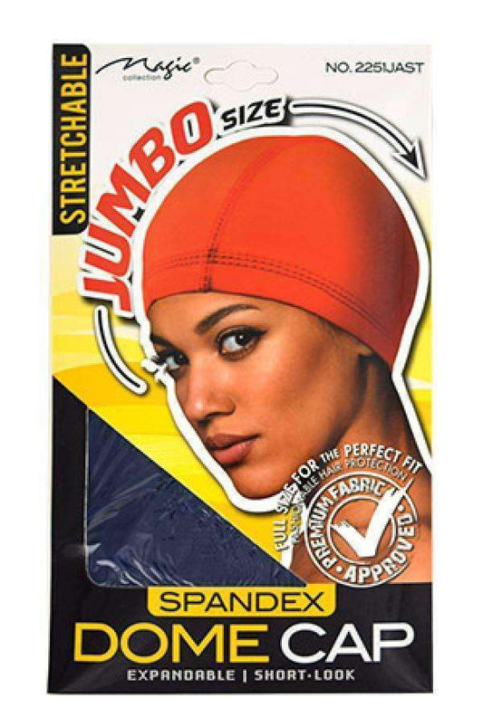 Magic Collection Spandex Dome Cap Jumbo Assorted - Beautiful Black Hair