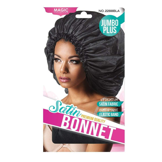 Magic Collection Super Jumbo Satin Bonnet - Beautiful Black Hair