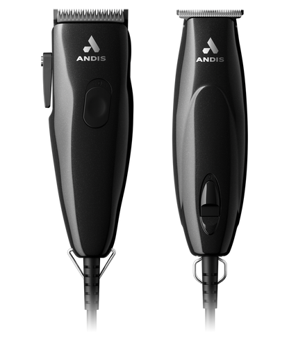 Andis Pivot Motor Clipper & Trimmer Combo - Black
