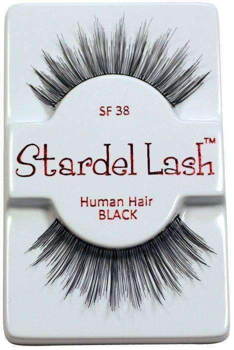 Stardel Lash 100% Human Hair Lashes - SF 38 Black - Beautiful Black Hair