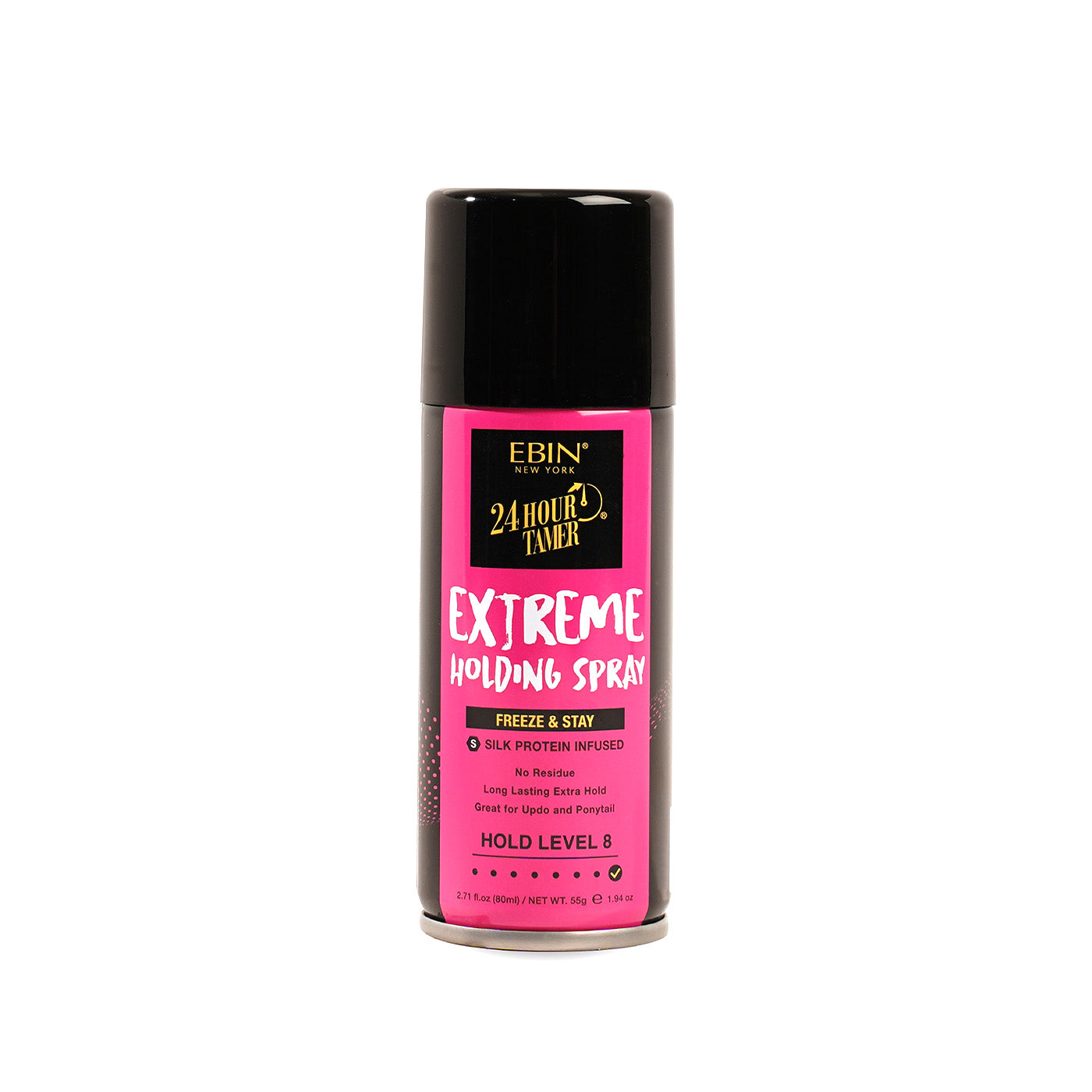 EBIN 24 Hour Tamer Extreme Holding Spray - Freeze & Stay