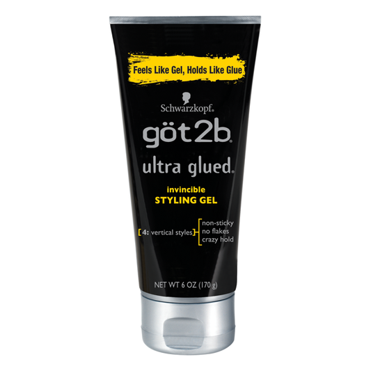 got2b Ultra Glued Invincible Styling Gel 6oz - Beautiful Black Hair