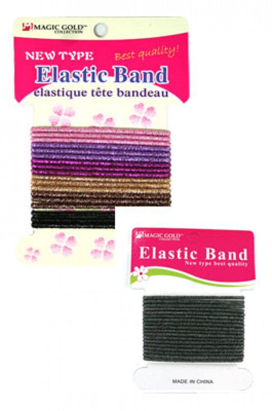 Magic Gold Elastic Band Ponytailers - Beautiful Black Hair
