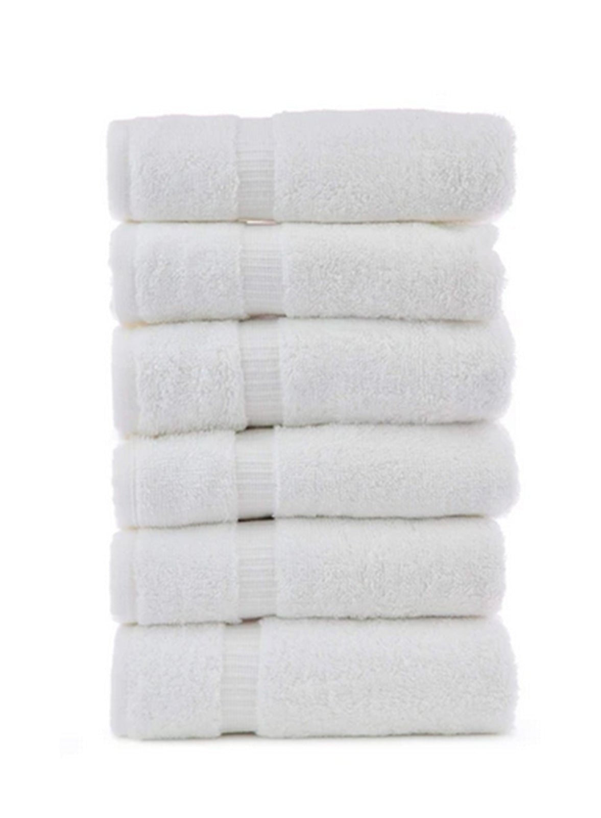 Silk B Professional Terry Cotton Towels - White