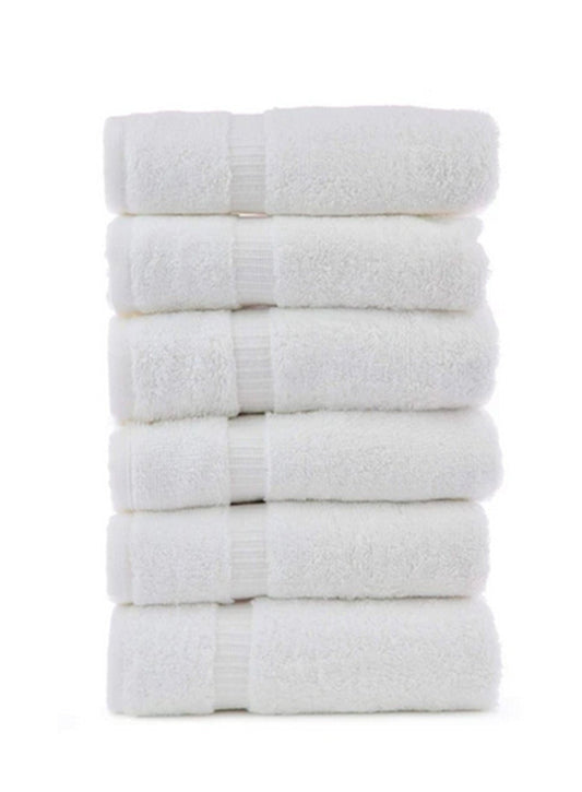 Silk B Professional Terry Cotton Towels - White