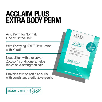 Zotos Acclaim Plus Acid Perm - Extra Body