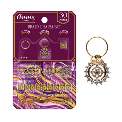 Annie Braid Charm Set - Diamond Circle #1411