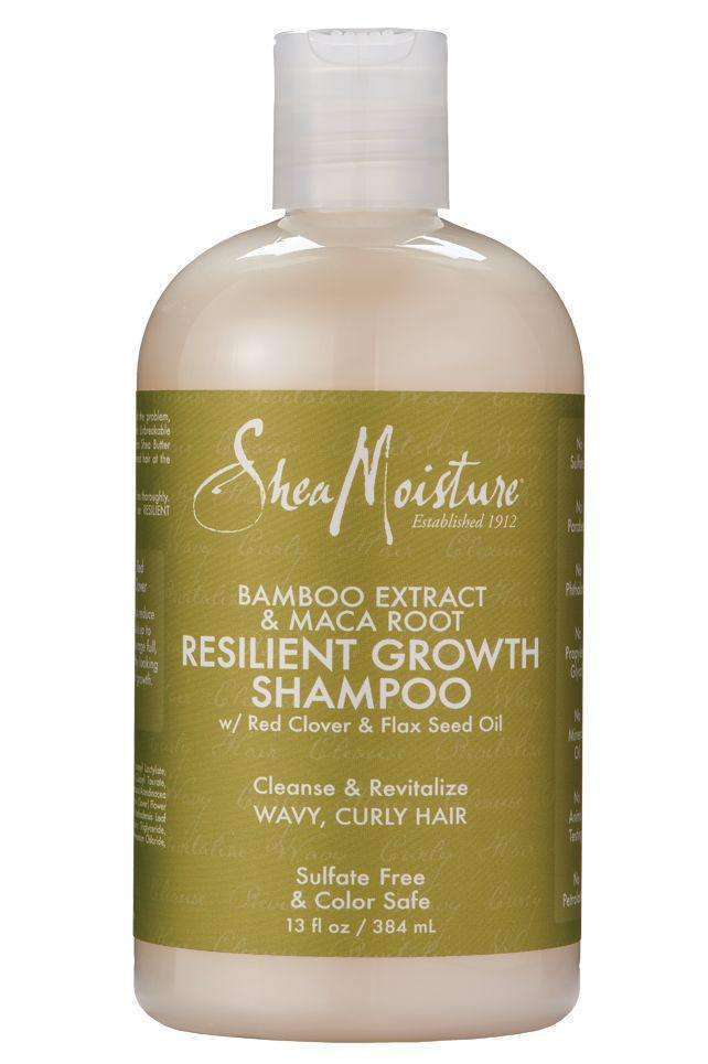 Shea Moisture Bamboo Extract & Maca Root Resilient Growth Shampoo - Beautiful Black Hair