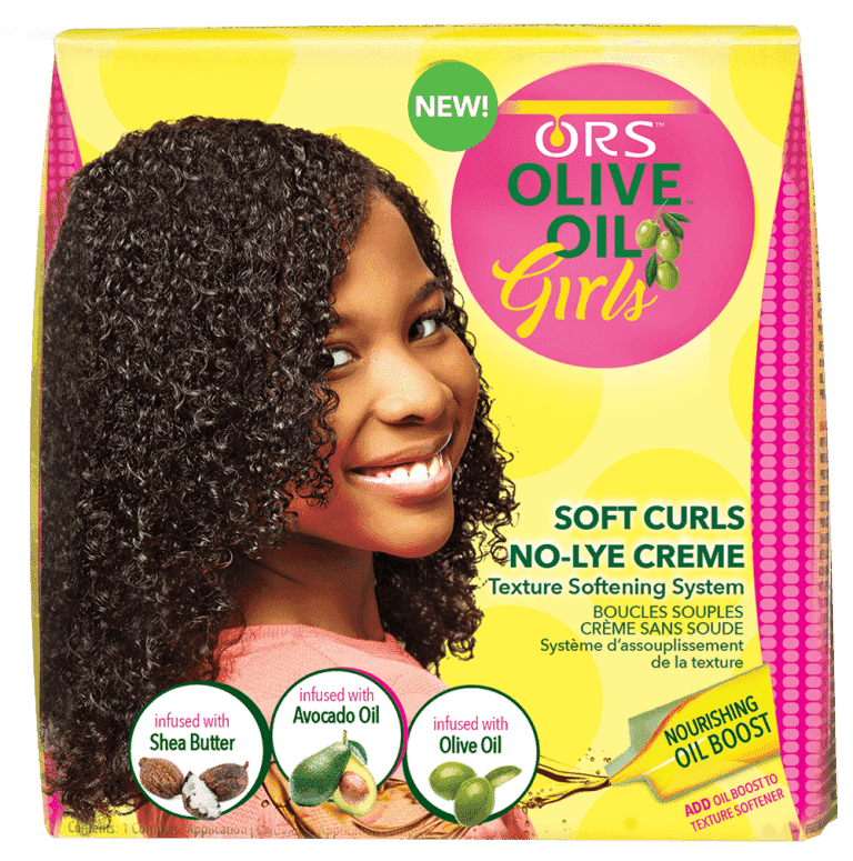 ORS Olive Oil Girls Soft Curls Texture Softening System - Beautiful Black Hair