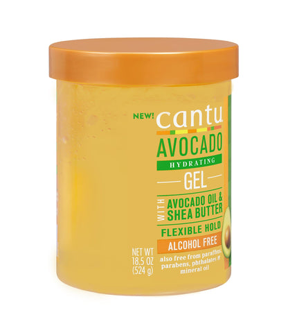 CANTU Avocado Hydrating Gel Alcohol Free (18.5oz)