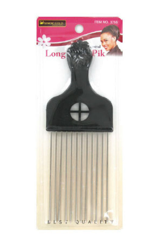 Magic Gold Long Metal Pik #3786 - Beautiful Black Hair