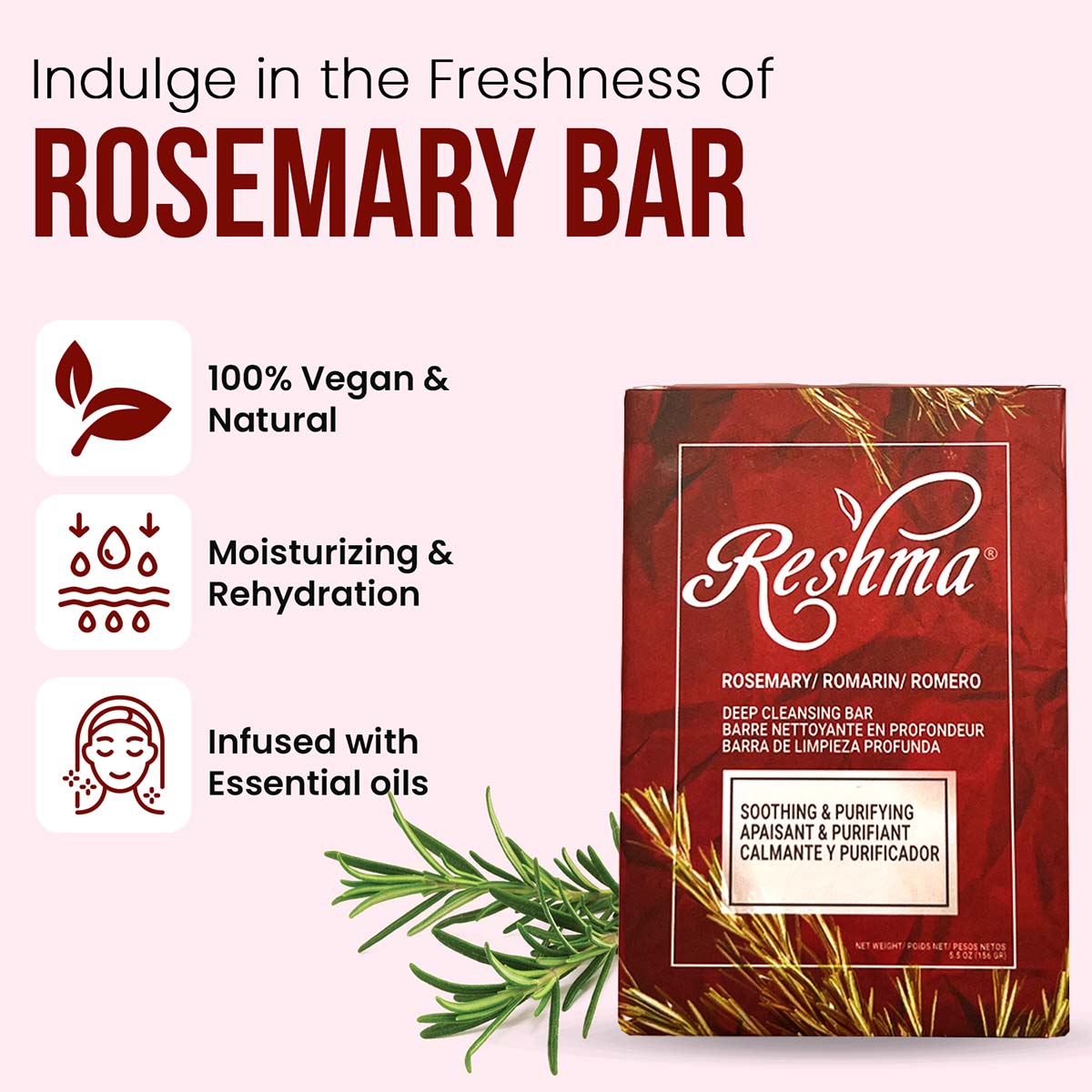 Reshma Rosemary Soap
