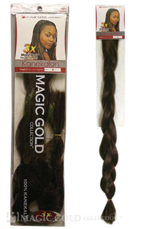Magic Gold 3X Kanekalon Braid - Beautiful Black Hair