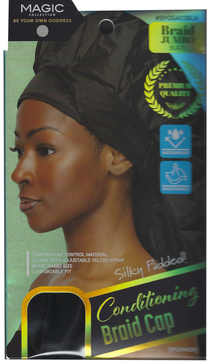 Magic Collection Conditioning Braid Cap #BYOG403BLA Black