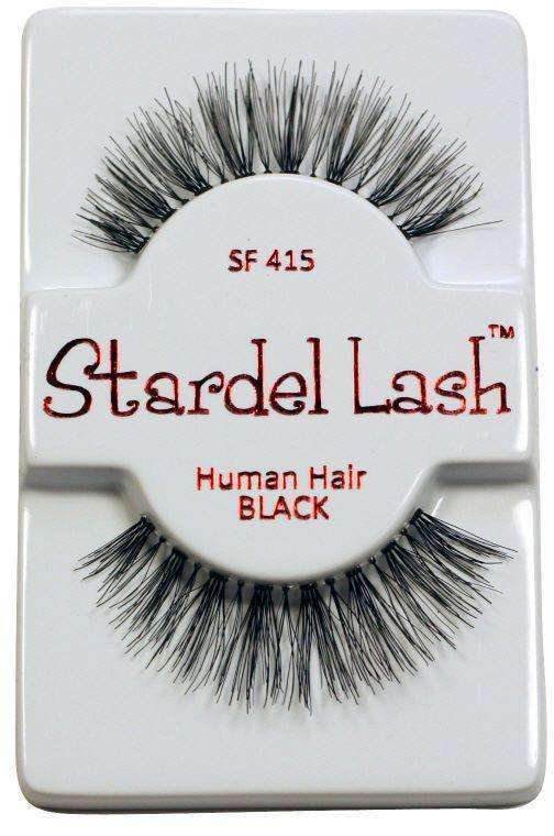 Stardel Lash 100% Human Hair Lashes - SF 415 Black - Beautiful Black Hair