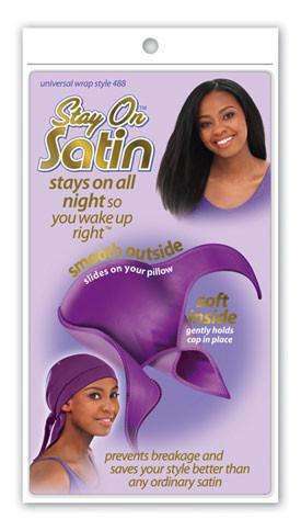 Stay On Satin Universal Wrap - Style 488 Assorted - Beautiful Black Hair