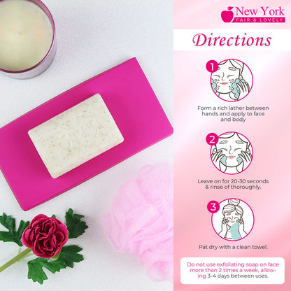 New York Fair & Lovely Exfoliating Soap - Dollar Deals