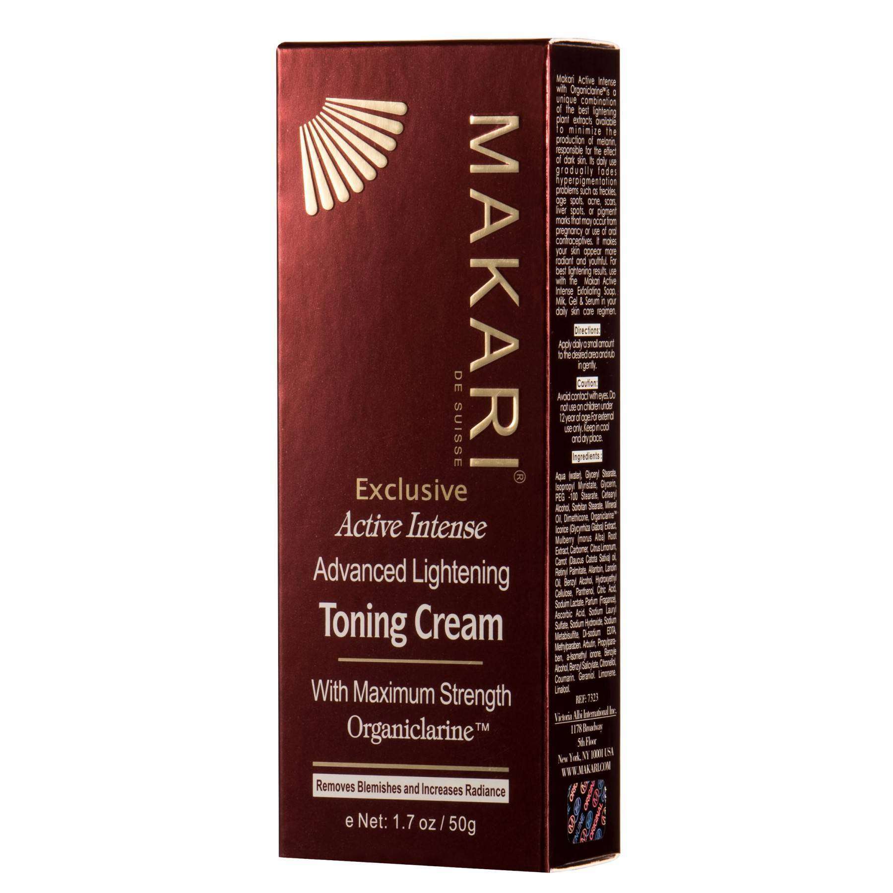Makari Exclusive Toning Cream - Beautiful Black Hair
